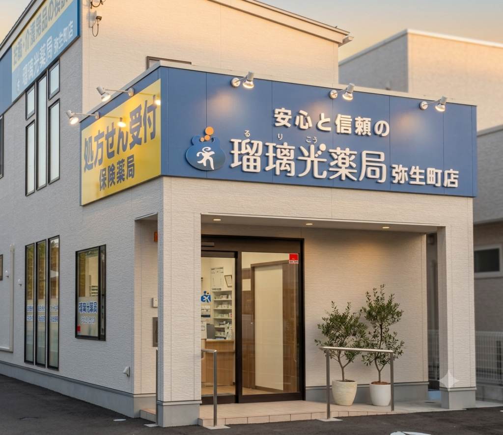 弥生町店の外観